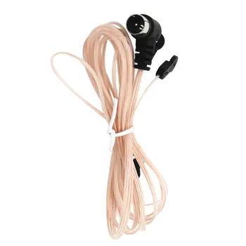 

75 Ohm Stereo Transparent Radio Antenna Male Dipole FM T Shape Connector Sound HD Indoor Use For Receiver Home Accessories