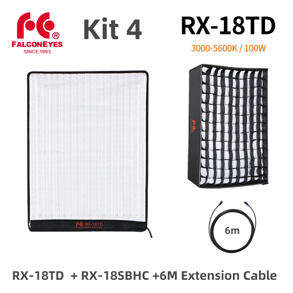 Ledビデオおよび写真ライト,100w,フレキシブル,504個,ディフューザー