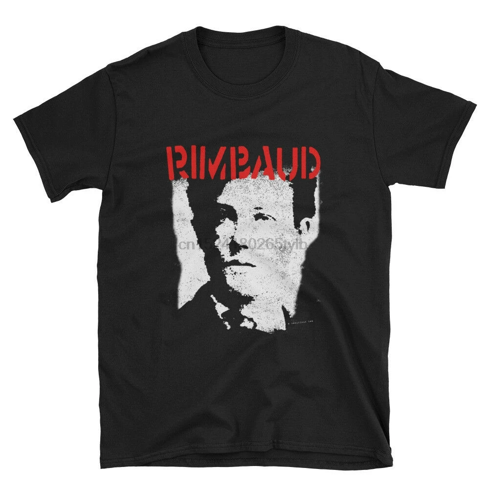 Футболка Arthur Rimbaud-limited edition classic black tribute | Мужская одежда