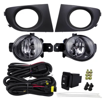 

For NISSAN SUNNY SENTRA 2004 2005 2008 Fog Light Assembly Car Lights ABS Plastic 4300K Yellow 12V 55W Halogen Lamp Accessories