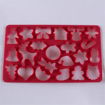 

22 Holes Assorted Shapes Christmas Cookie Cutter Cake Mold Biscuit Fondant DIY Cake Kitchen Cooking Kitchen Baking Tools