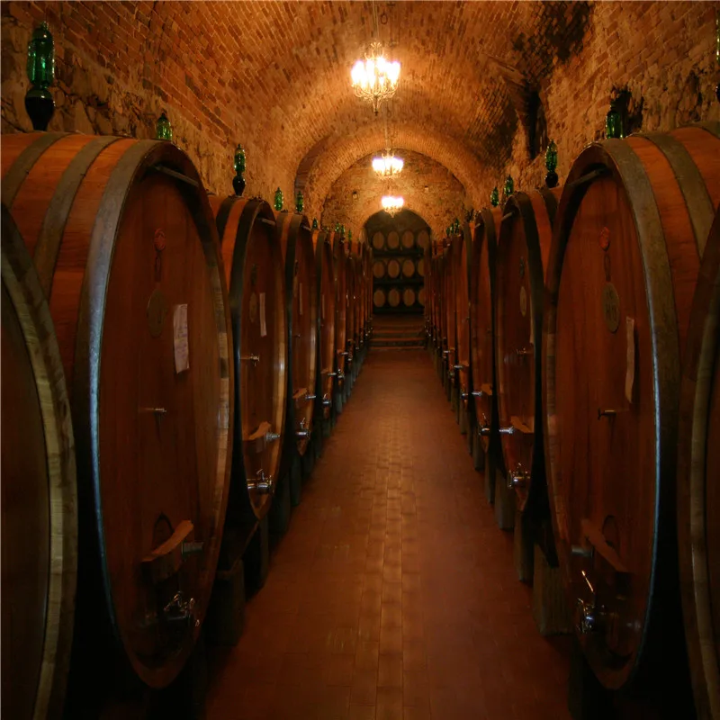 European and American Old Oak Barrels In An Ancient Wine Cellars Photo Wallpaper 3D Beer Bar Wine Winery Decor Wall Paper Murals