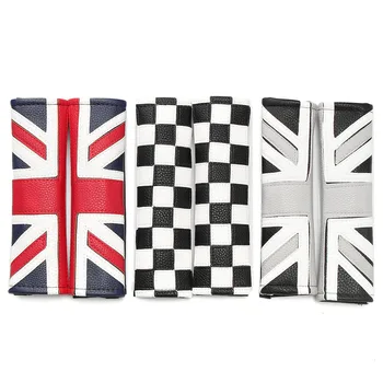 

2pcs Car Seat Safety Belt Cover Union Jack Styling Seatbelt Shoulders Pad for BMW mini coupe 2001-2015