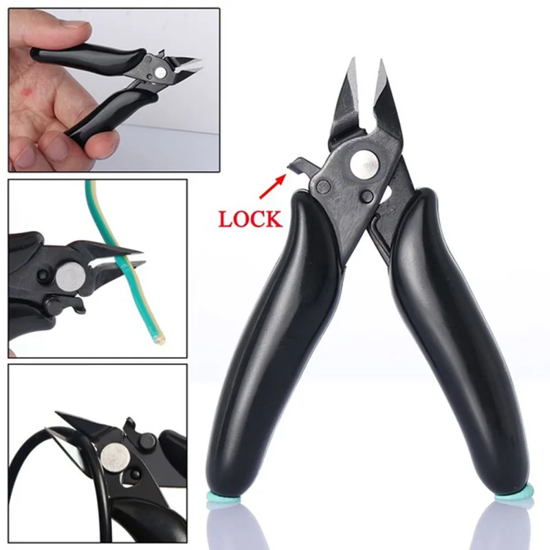 Кусачки для кабеля резки Сторона Snips плоскогубцы с замком щипцы, ручной инструмент