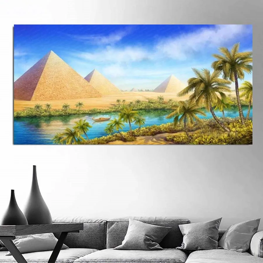 AA2737 Egypt pyramid landscape