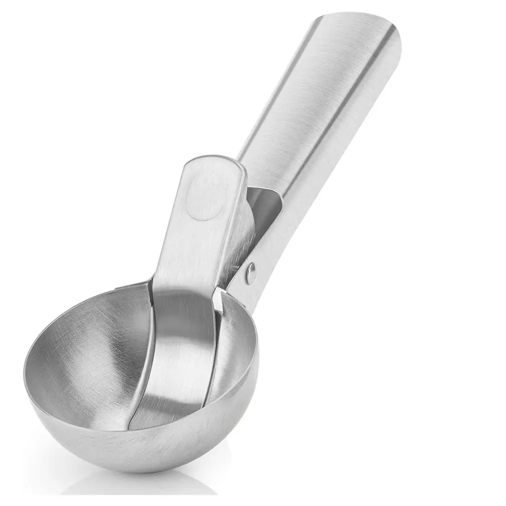 Sturdy Stainless Steel Ice Cream Scoop With Comfortable Antifreeze Handle Dual purpose Ice Cream