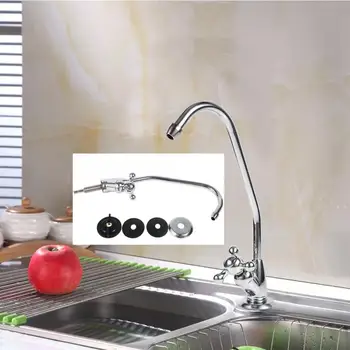 

Bathroom 1/2" Zinc Alloy Basin Carved Faucet Gooseneck Spout Wash Sink Tap Kitchen Single Handle Mixer Tap