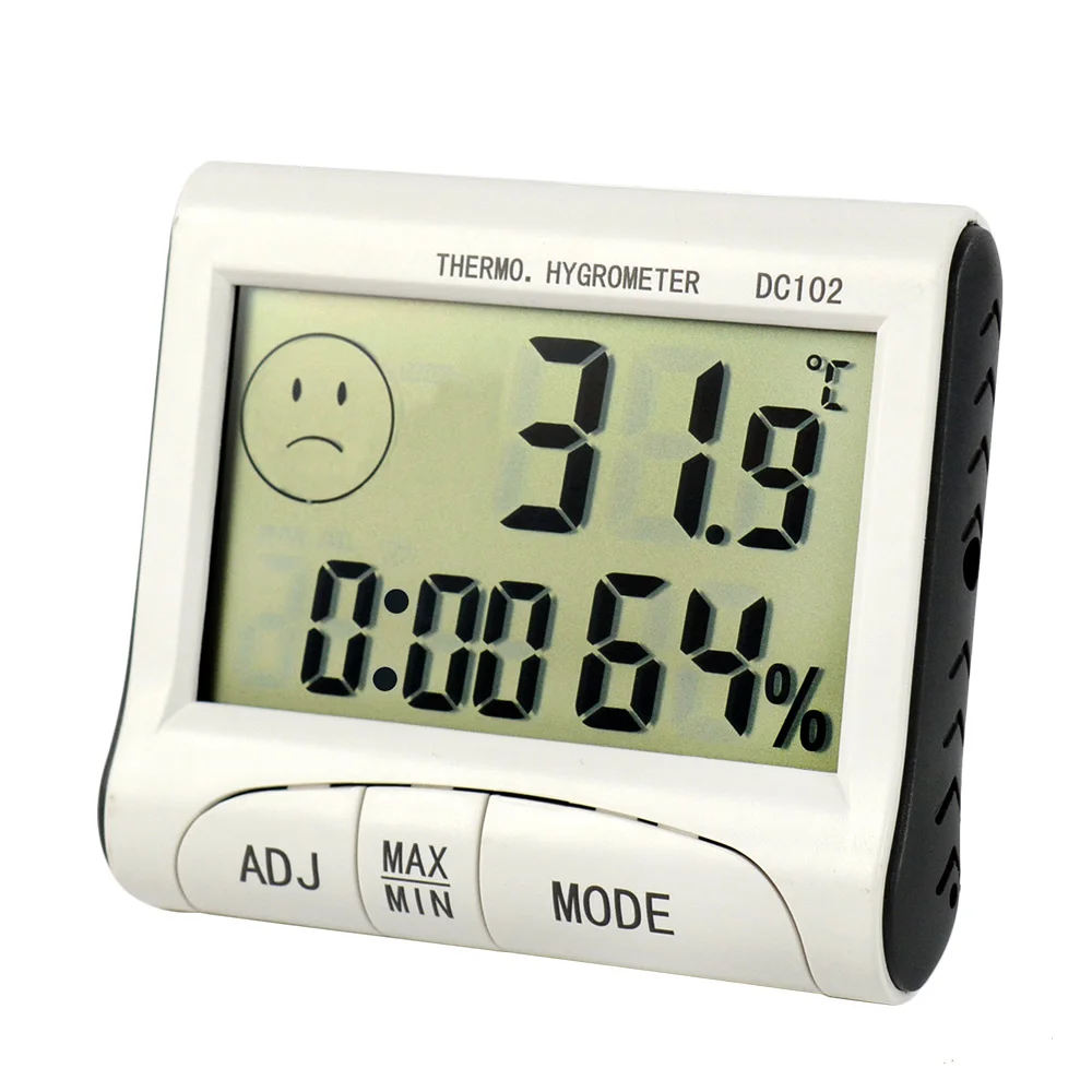 Цифровой гигрометр с ЖК-дисплеем для комнатных помещений, измеритель влажности, термометр