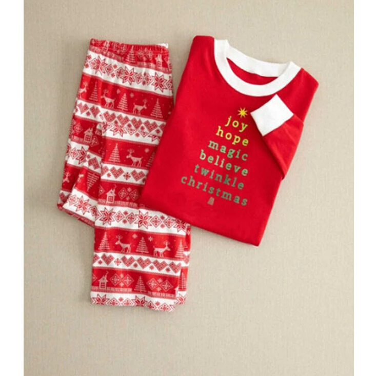 Family Matching Clothes Outfits Look Christmas Pajamas Set Father Mother Children's Sleepwear Clothing Christmas Family Pajamas