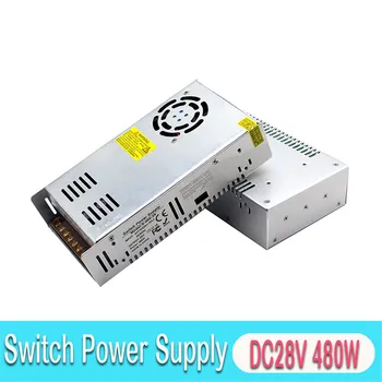 

DC Power Supply 28V 17.1A 480W Driver Transformer 220V 110V AC To DC28V SMPS for LED Lighting Monitor CCTV Machinery Equipment
