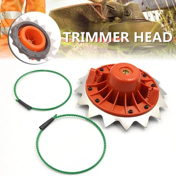 

Universal Trimmer Head For Lawn Mower Garden Tool Weed Cutter Blades Steel Hedge Grass Trimmer Lawn Mower Cutting Head