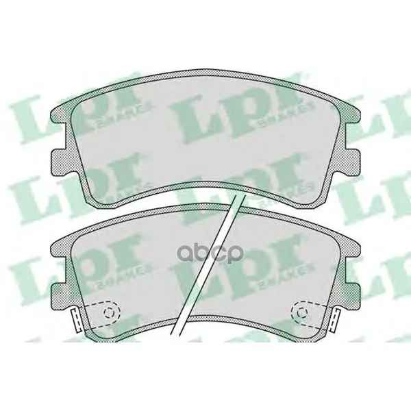 Колодки Тормозные Mazda 6 02с Индикат.Износа Передние Lpr 05p878 Lpr арт. 05P878