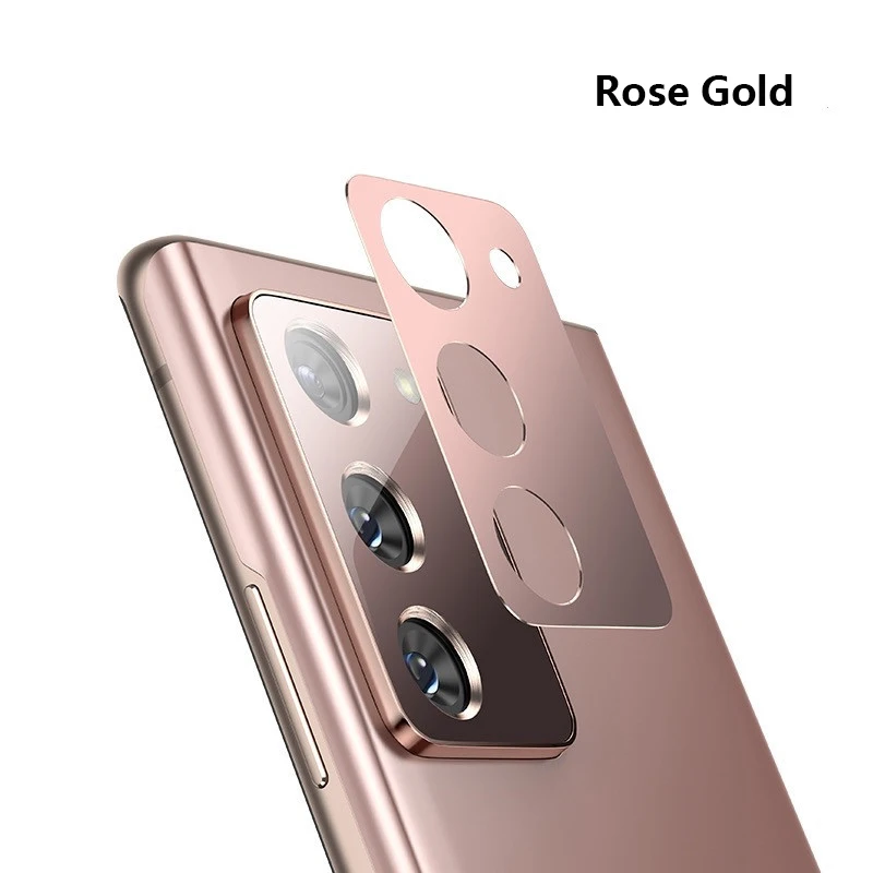 Premium Metal Camera Lens Protector for Smartphones - Durable Aluminum Cover Sheet