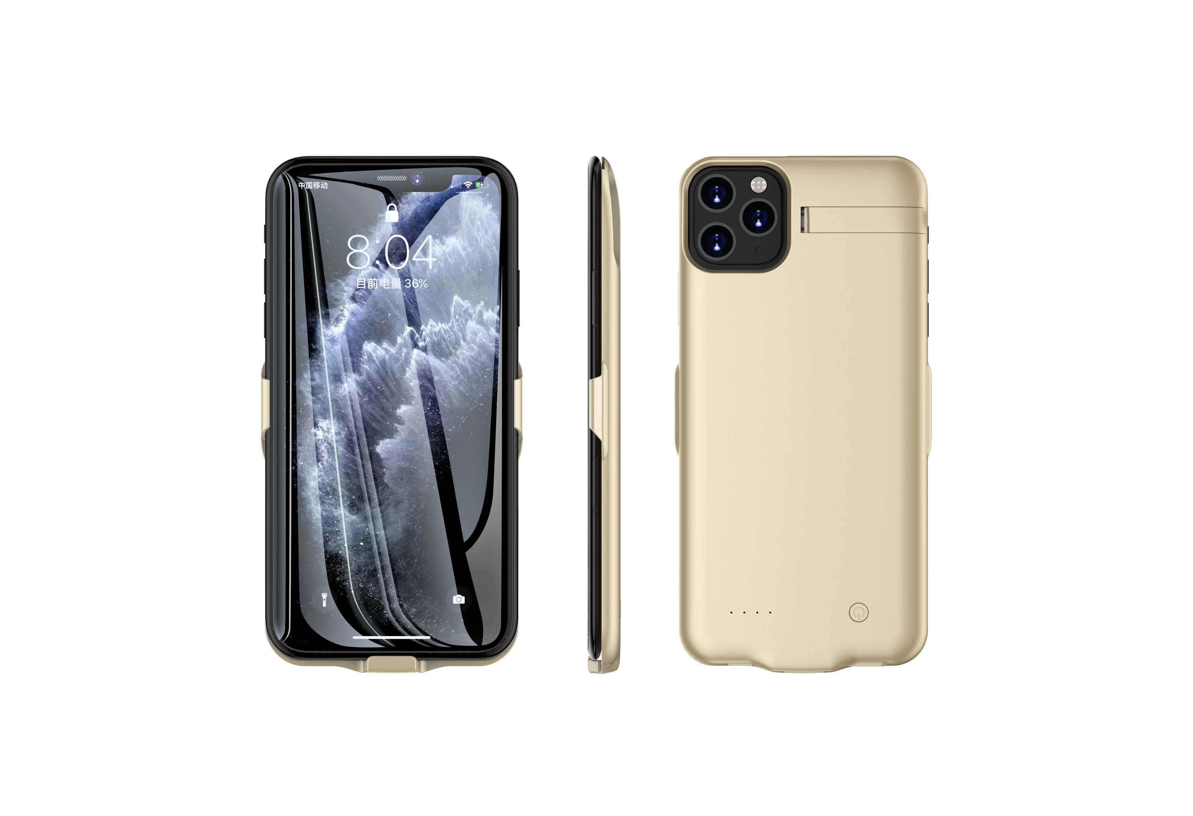 6800 мАч банк питания для iPhone 11 батарея чехол для Apple iPhone 11 Pro Аккумулятор Max Зарядка чехол - Цвет: 11 pro max Gold