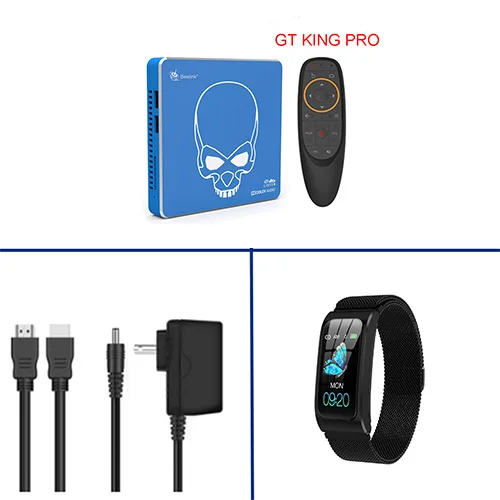 Beelink GT-King Pro Dual OS Android 9,0 ТВ-приставка Amlogic S922X-H два hi-fi звука без потерь с Dolby Audio Dual Wifi - Цвет: 4G 64G VK7