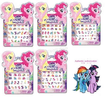 

Unicorn Kids' Nail Stickers Hasbro Pony PVC New Cartoon Nail Sticker Girl's Toy Nail Decoration Supplies Birthday Party Gift