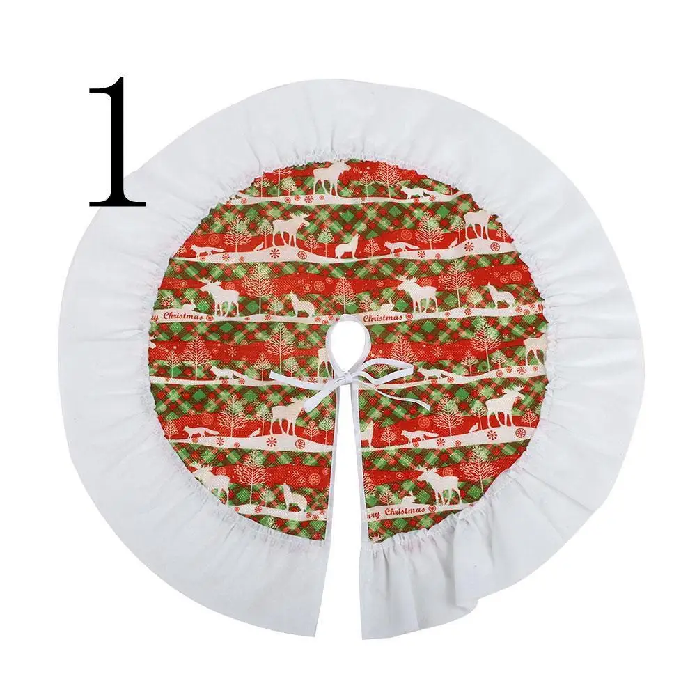60 см Рождественская елка юбка олень шаблон крышка база украшения Поставки