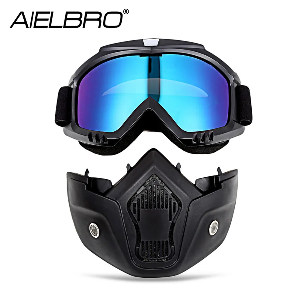 Новые мужские ветроустойчивый сноуборд очки для лыжников стекло es мотокросса стекло с лицевой маской Защитное снаряжение УФ Защита женское стекло es