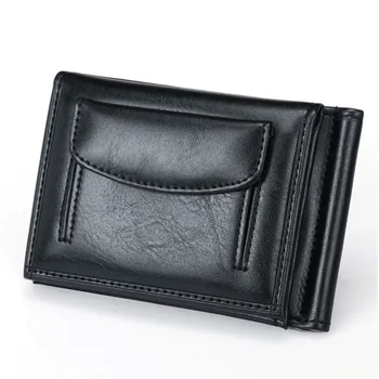 

Fashion Pu Leather Men's Wallets New Solid Color Multifunction Small Mini Purses Short Male Wallet Men Solid Color Coin Pocket
