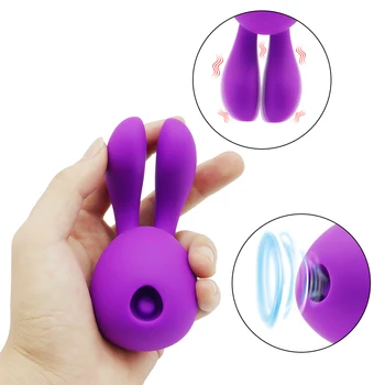 Rabbit Penis Vibrator G Spot Clitoris Massager 8 Vibration & 5 Suction Modes Vibrating Bunny Adult Sex Toys for Women Couple 5