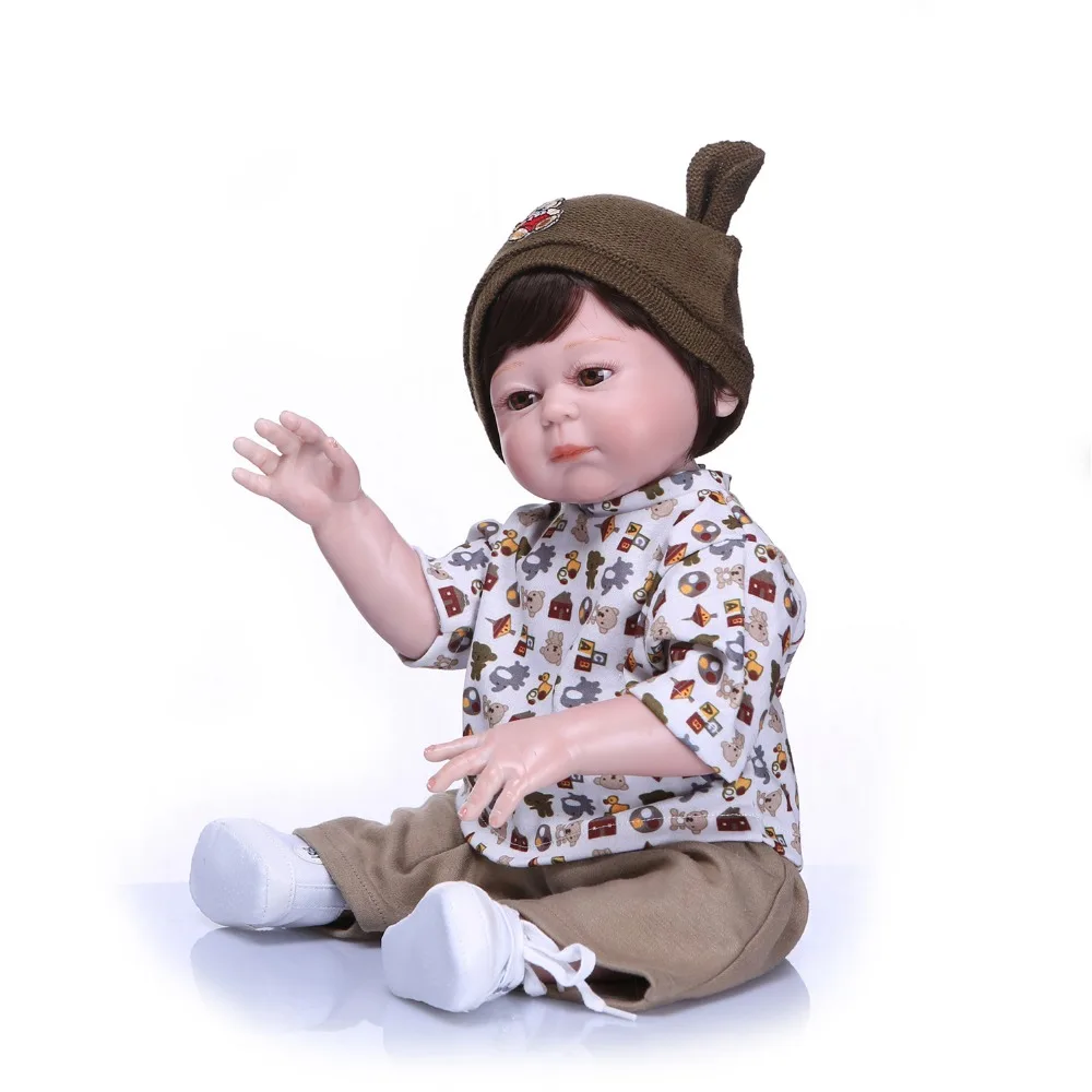 NPK Настоящее 48 см полное тело силиконовые Reborn младенцы кукла Ванна игрушка реалистичные Новорожденные Детская кукла «Принцесса» игрушка девушки подарок на день рождения и игрушки