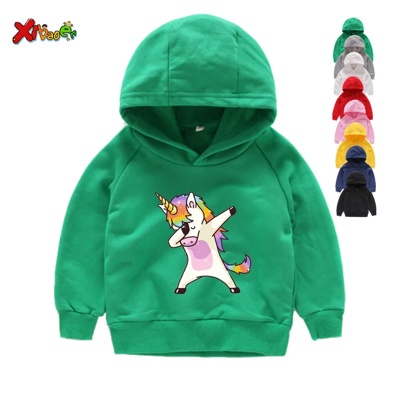 Tops T Shirt Boys Hoodies Girls Sweatshirt Kids Jumper Fall Clothes Christmas Gift Kids Tops for Boys Girls Pullover 3-14Years - Цвет: Kids Hoodies