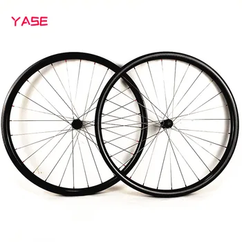 

YASE New 29er carbon mtb disc wheels titanium alloy spokes 27x25mm tubeless DT 180S boost 110x15 148x12 bike carbon wheelset