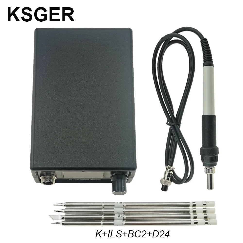 portable arc welder KSGER T12 Soldering Station STM32 V3.1S  DIY OLED Tools Soldering T12 Iron Tips ABS Case 907 Handle Auto-sleep rework station Welding Equipment