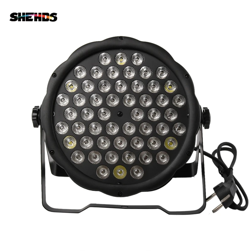 LED 파 라이트, RGBW 54x3W 디스코 워시 라이트, 8 채널 DMX 512 LED 업라이트, 무대 조명 효과 조명, 빠른 배송, 4 개