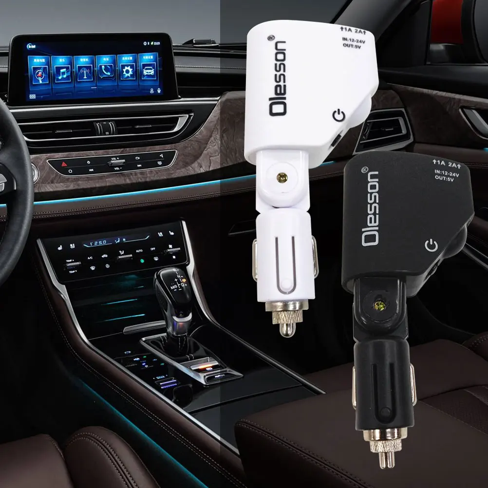 1 шт. двойное USB зарядное устройство для мобильного телефона прикуриватель сепаратор автомобильное зарядное устройство на доске зарядное устройство распределитель питания(случайный