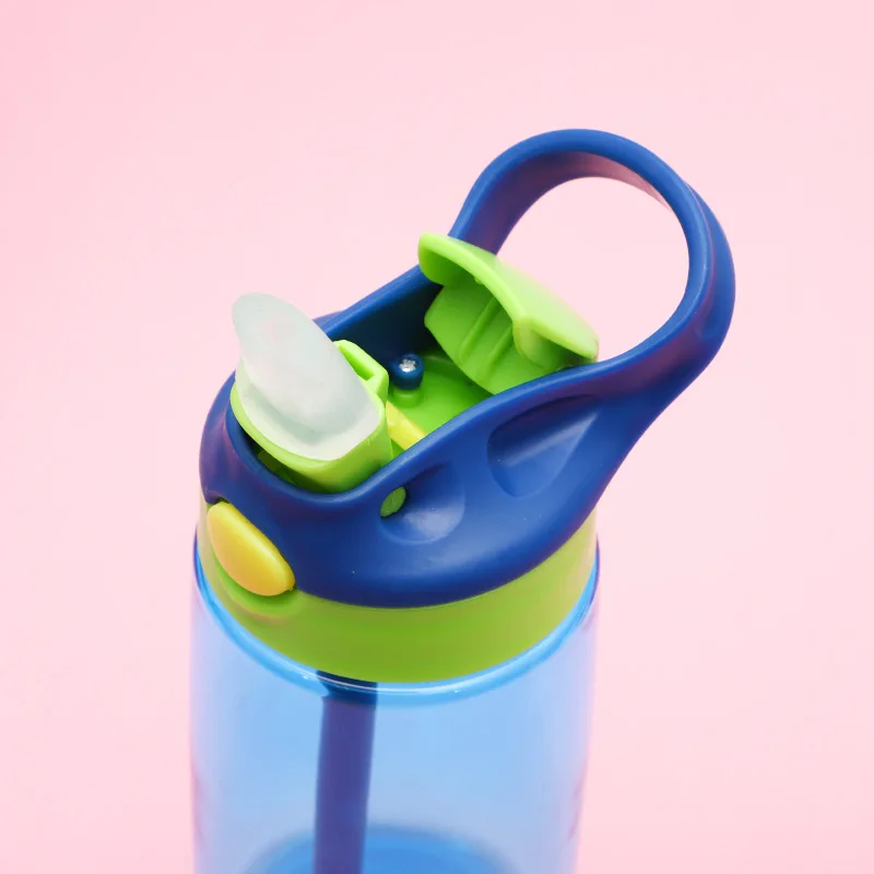 Kids Water Cup 480ML Creative Safe Baby Feeding Cups with Straws Leakproof Water Bottles Outdoor Portable Children's Cups for water bottle,drinking cup,water cup,feeding cup