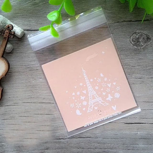 100pcs/lot 7cm Clear Candy Bag Transparent Plastic Bag Cookie OPP Bag For Wedding Birthday Party Decor DIY Gift Packaging Pouch B09