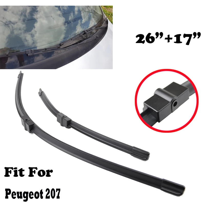 Стеклоочиститель Xukey для peugeot 207SW 207 SW 2" 17" 1" 2006 2007 2008 2009 2010 2011 2012 передний задний стеклоочиститель