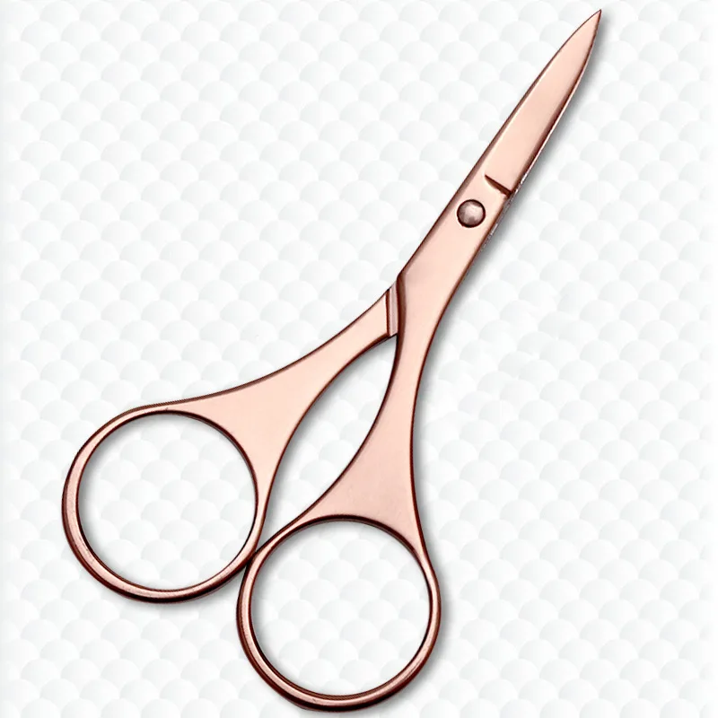 

Stainless steel makeup scissors professional facial repair tools makeup beauty arc eyebrows