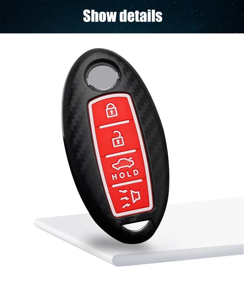 Cover chiave telecomando per Nissan Qashqai J10 J11 x-trail T31 T32 tira Tiida Pathfinder Murano Note Juke - H9ff0ab8fe4244725a9ac4737aa6d7323k