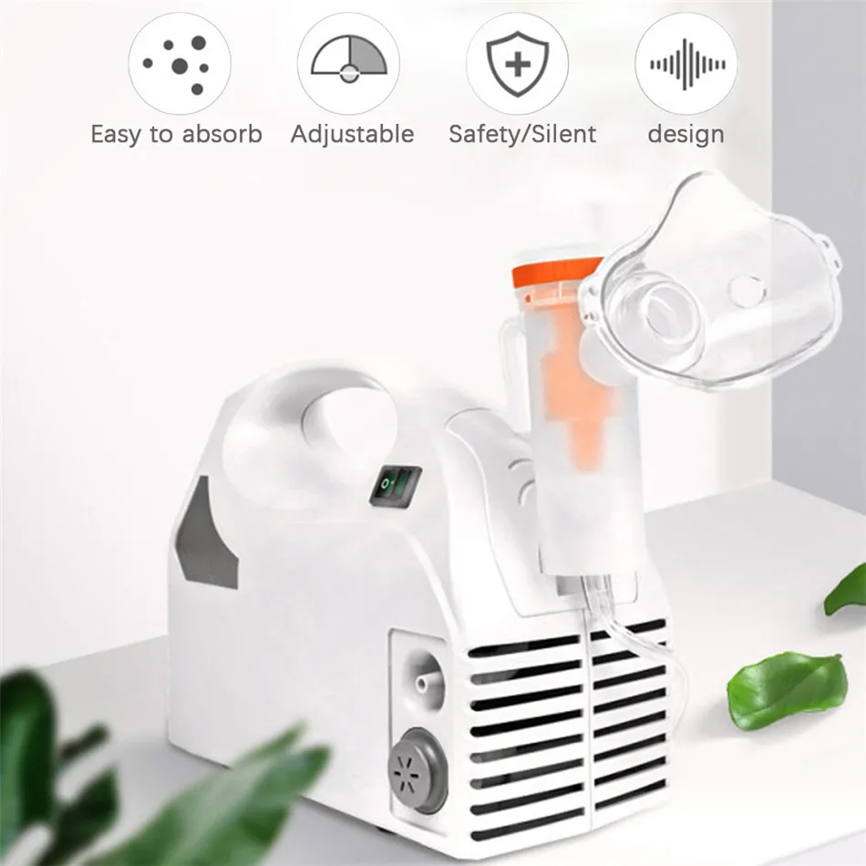 

Cool Mist Inhaler Compressor System for Adult and Child 110/220V Quite Capacity 2-8ml 10L/min