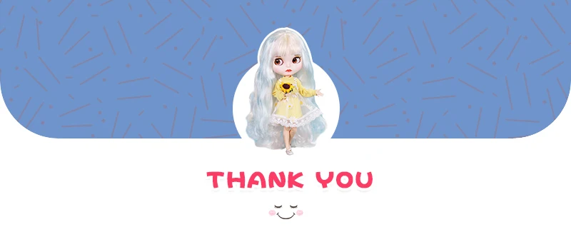 Judith – Premium Custom Neo Blythe Doll with Multi-Color Hair, White Skin & Matte Cute Face 8