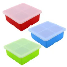 4 сетки квадратный Кубик льда квадратный Jelly желе квадратная форма для льда 10,08