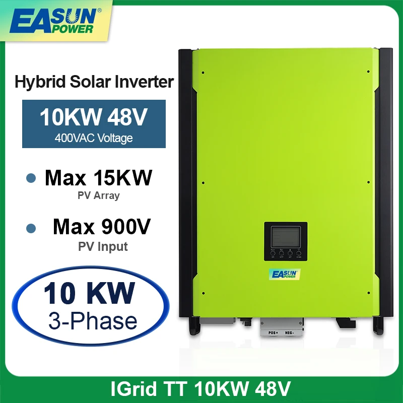 Easun Power 10kw 48v Solar Inverter Grid Tie Inverter 380v 3 Phase On