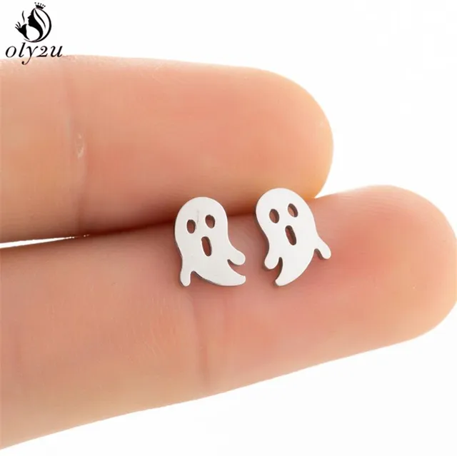 Lovely Stainless Steel Cat Earrings for Women Children Jewelry Trendy Cute Animal Dog Paw Stud Earrings Girls Birthday Gifts 288