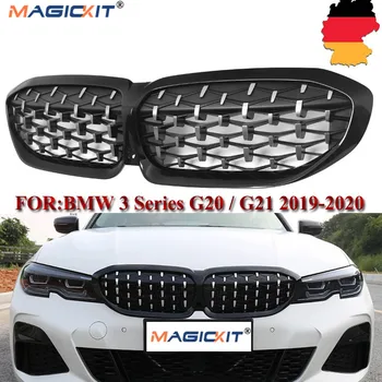 

MagicKit Chrome Diamond Style Sport 2019+ Models Kidney Grill Grille For BMW G20 3 Series