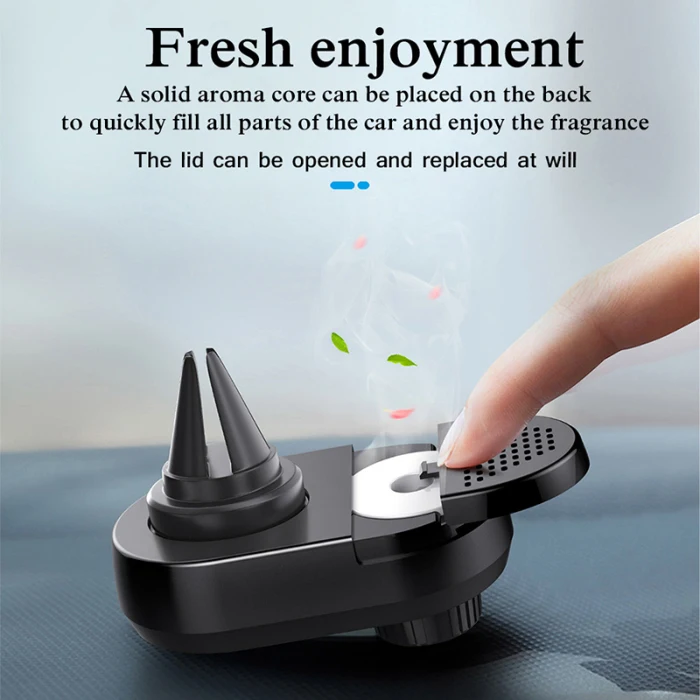 Fm-передатчик Bluetooth V5.0 Handsfree USB Автомобильное зарядное устройство MP3-плеер с ароматерапевтическим ядром VDX99