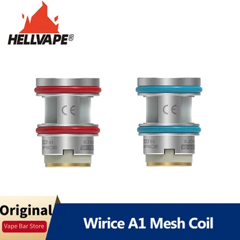 

3pcs/pack Hellvape Wirice A1 Replacement Core Head 0.21ohm/0.15ohm Atomizer Head E Cigarette Mesh Coil for Wirice Launcher Tank