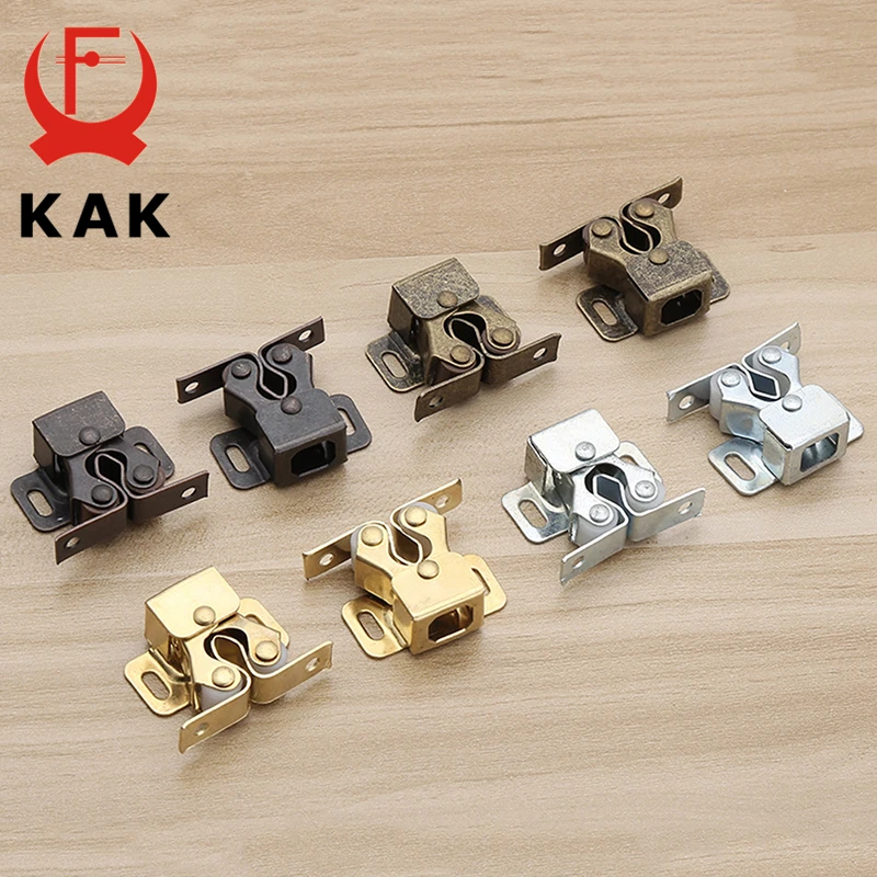Magnet Cabinet Catches Door Stop Closer Stoppers Damper Buffer Cabinet Lock Wardrobe Hardware Furniture Fittings 2PCS
