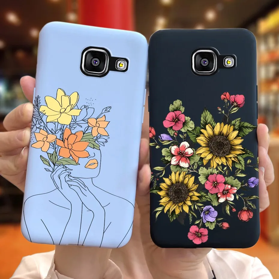 Floral Matte TPU Soft Phone Case - Enhanced Back Cover Design