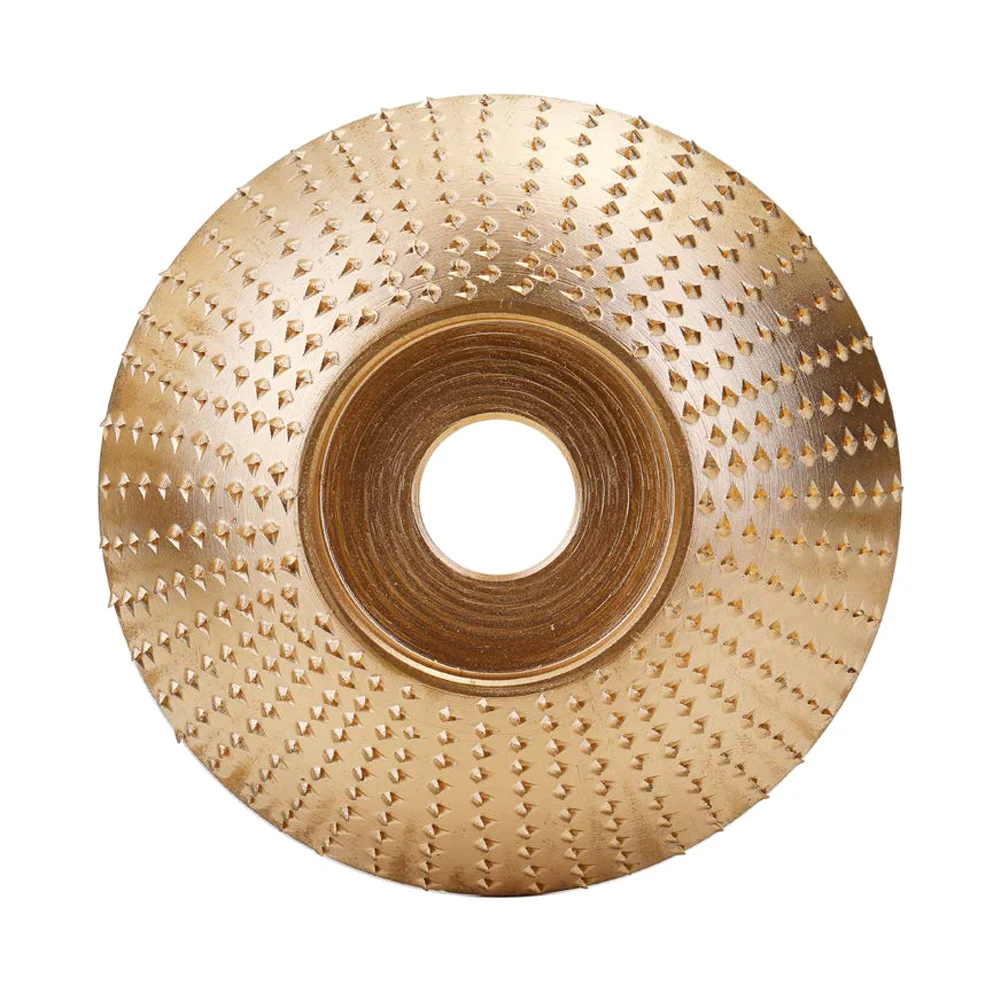 84mm/3.3in Wood Grinding Wheel Angle Grinder Disc Wood Carving Disc Sanding Abrasive Tool Bore Silver/gold Dropshipping O30