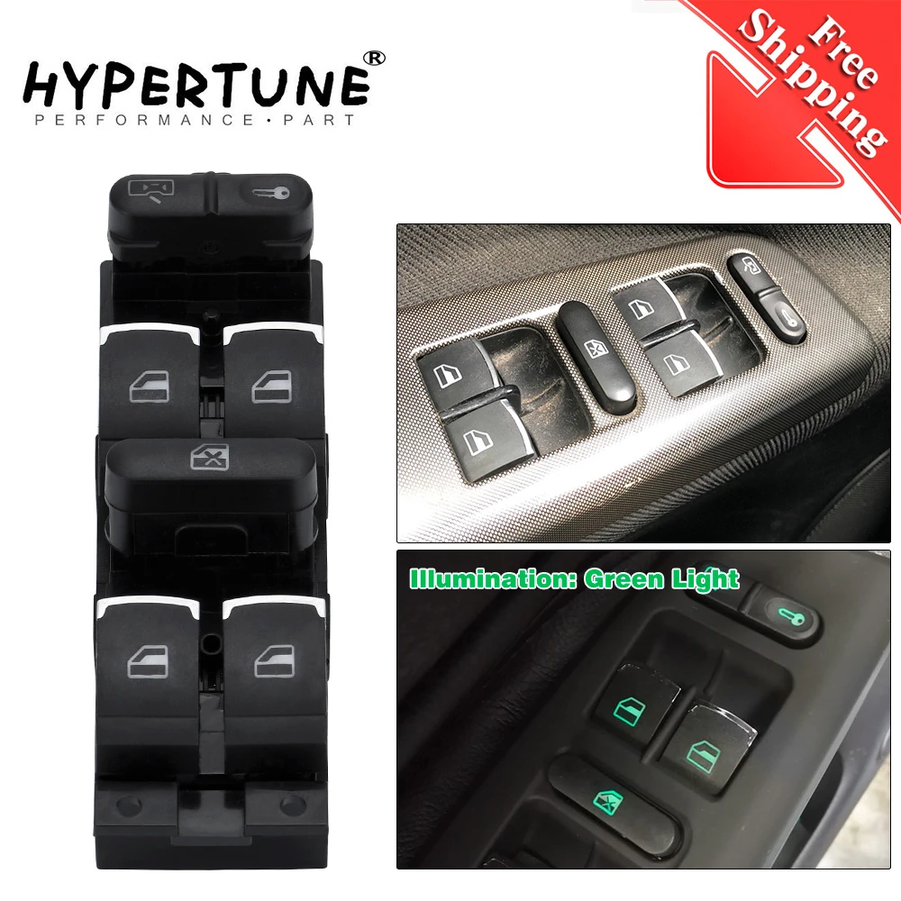 Window Switch Control Button for VW Jetta MK4 Bora Driver Side Door Panel Master