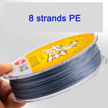 

8 Strands100M Super Strong Braided Wire Fishing Line 0.2-10.0 PE Material Multifilament Carp Fishing PE fishingline