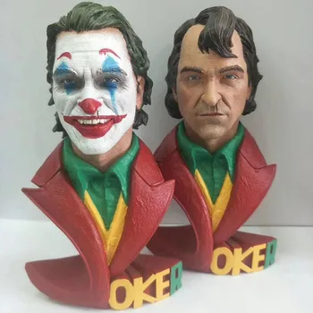 

Vogue Statue DC Super Hero Justice League Batman Series Joker Original Joaquin Phoenix Movie Bust Half Body Figure Model Toys