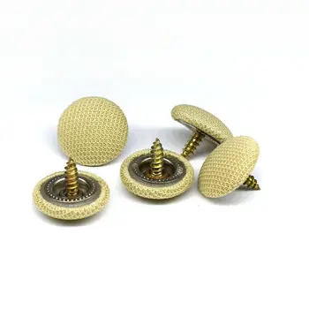 

Universal Car roof Beige Buckle 40Pcs Rivets Sagging Headliner Accessory Parts
